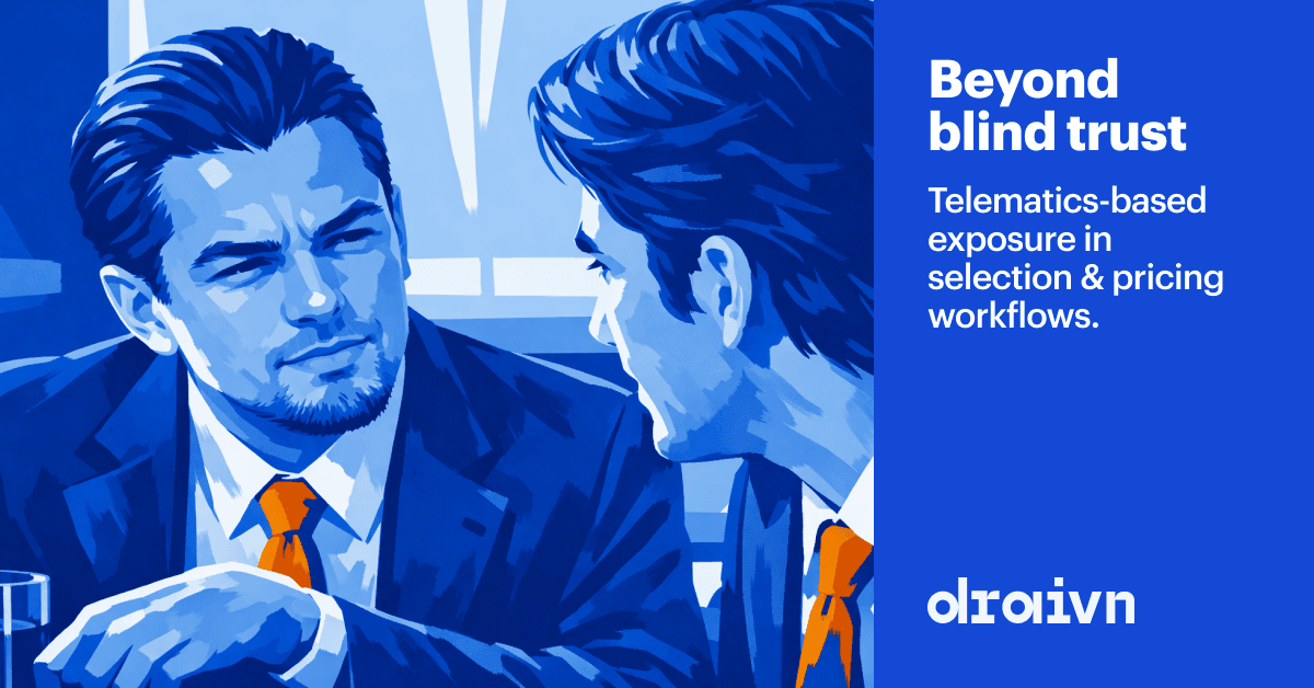 Beyond blind trust: Telematics in fleet insurance selection and pricing